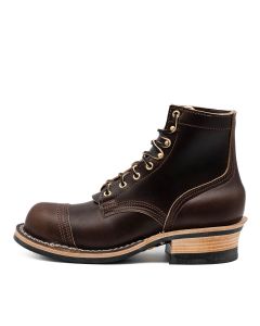 Anvil boot in brown cxl