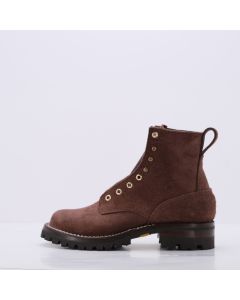 New condition urban drifter 7-8 oz work leather brown edge lug sole 