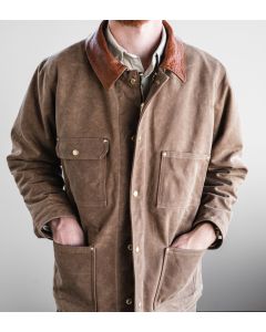 The Patriot coat in brush brown. The highest quality jacket on the market.
