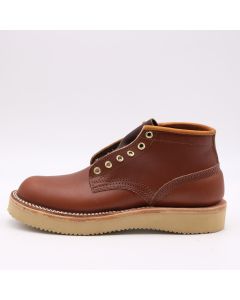 Aldert Strider boot HNW Last. 4 inch height, wickett and craig leather medium brown color, size 8.5B  