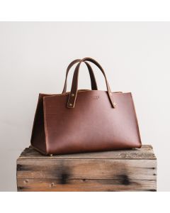 Nicks leather tool tote in 1964 brown