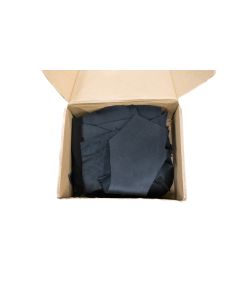 Scrap Leather - Assorted Box (6-12lbs) -  7-8oz Black Work Leather - Free Shipping
