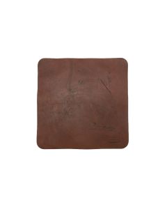 Nicks leather work mat in brown