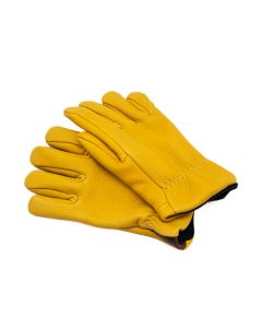 Nicks lined work gloves in gold elk