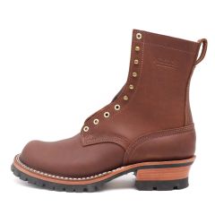 new condition BuilderPro® 8" height with a lug sole natural edge and brown leather