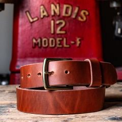 The Site Manager Black and Distressed Brown Leather Work Belts by Nickel  Smart®