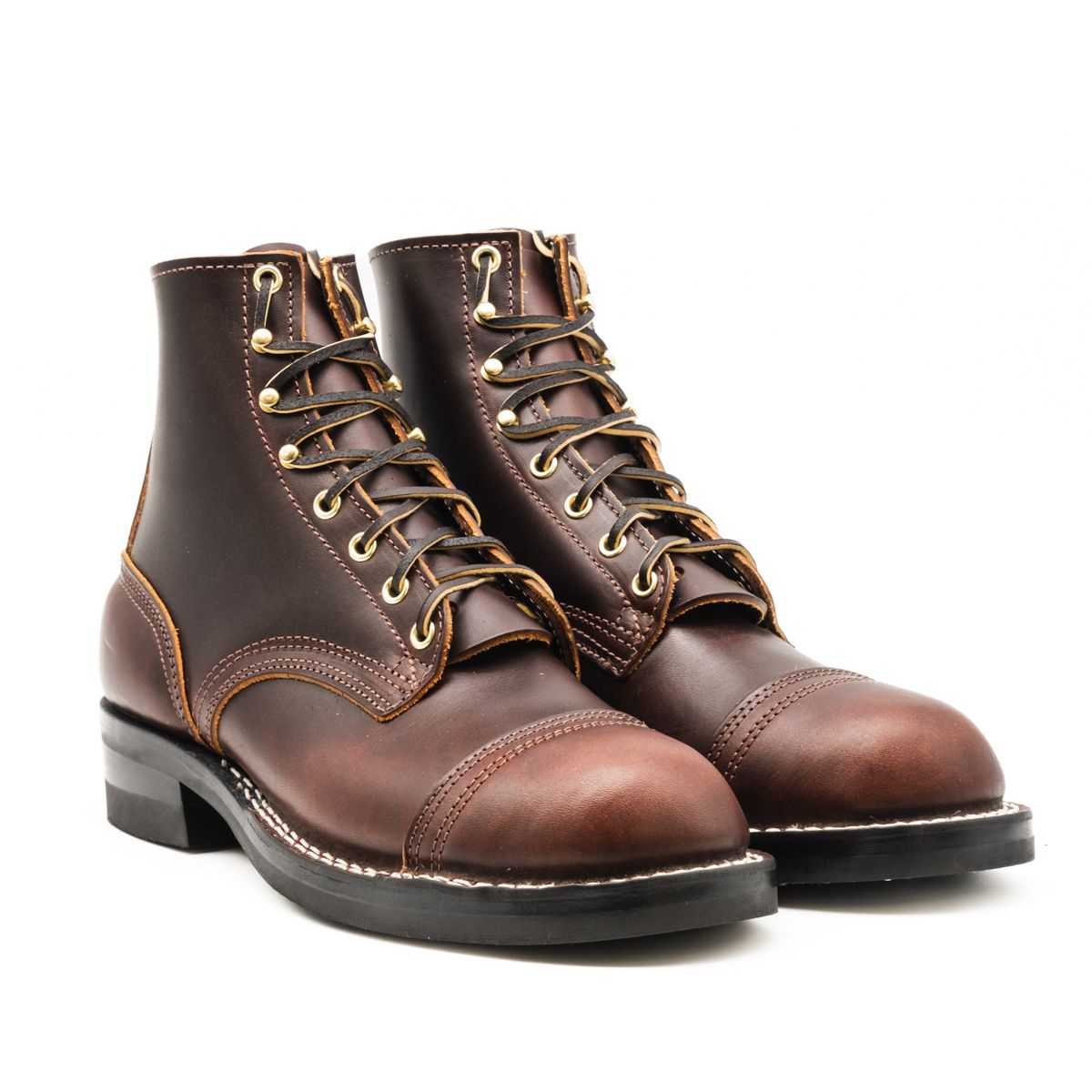 Wickett & Craig Toe Cap- Oiled Latigo Veg Tan - MTO