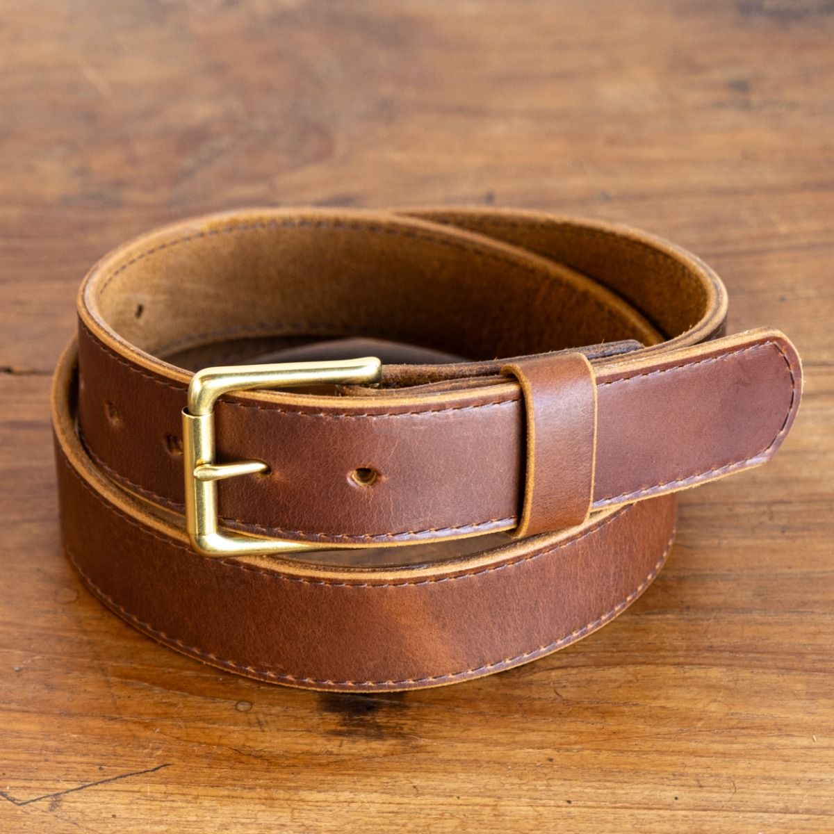 Heritage Belt 10 - 12oz in Predator Orange | Handmade Boots