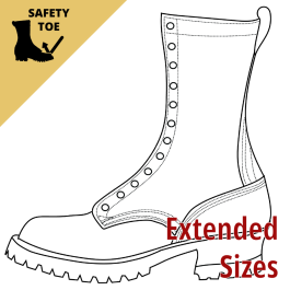 Big and tall steel toe work boots cheap