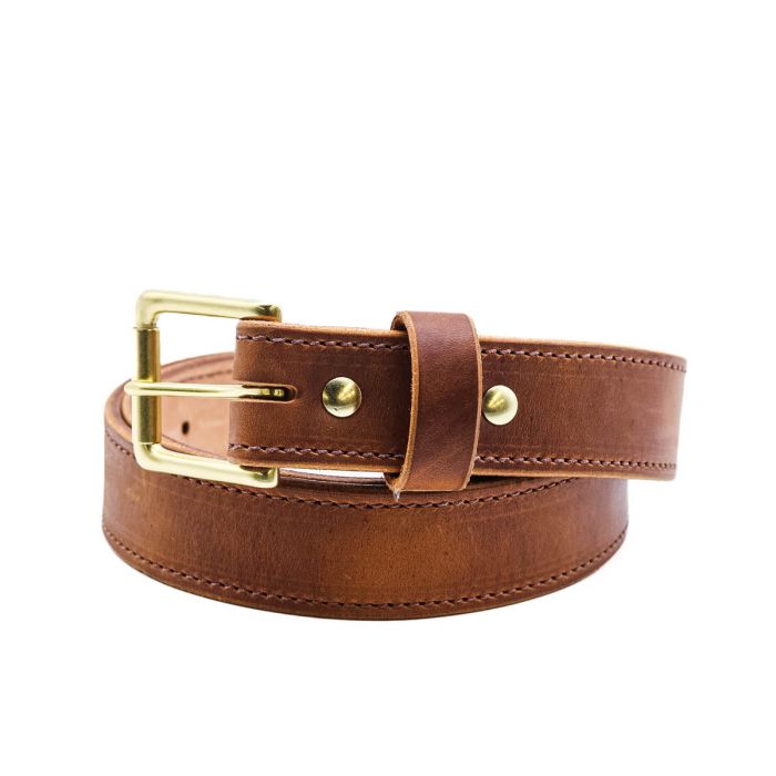 Heritage Belt 10 - 12oz in Predator Orange | Handmade Boots