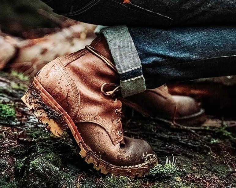 Water on leather store shoes