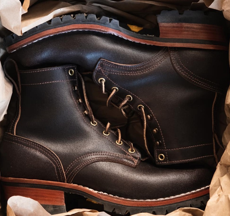 handmade work boots