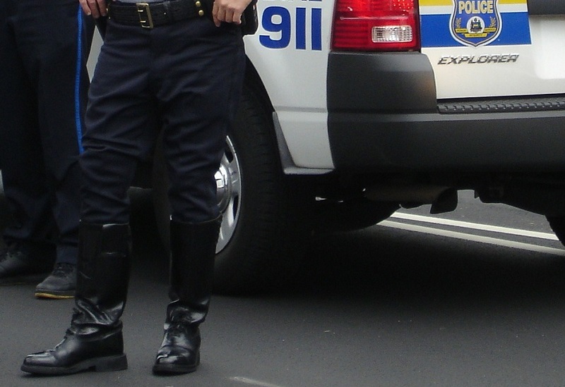 Police combat clearance boots