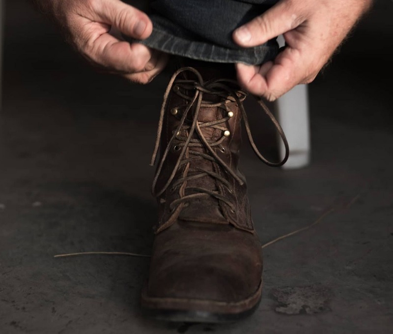 handcrafted leather boots