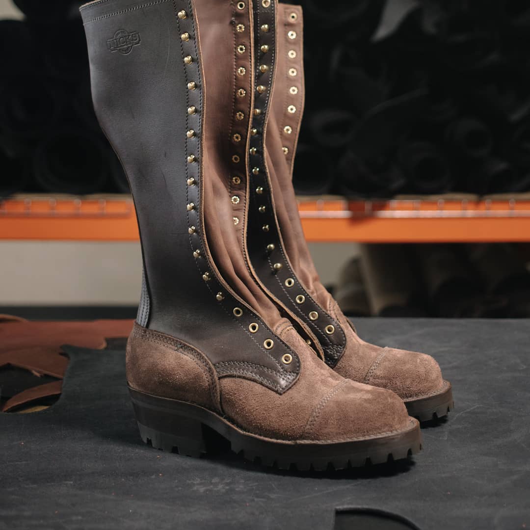 Tall logger clearance boots