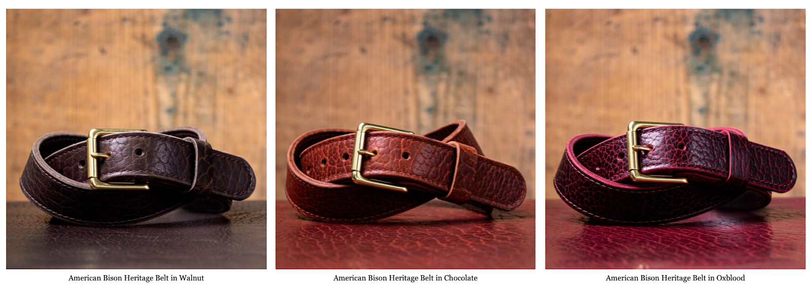 American Bison Heritage Belt