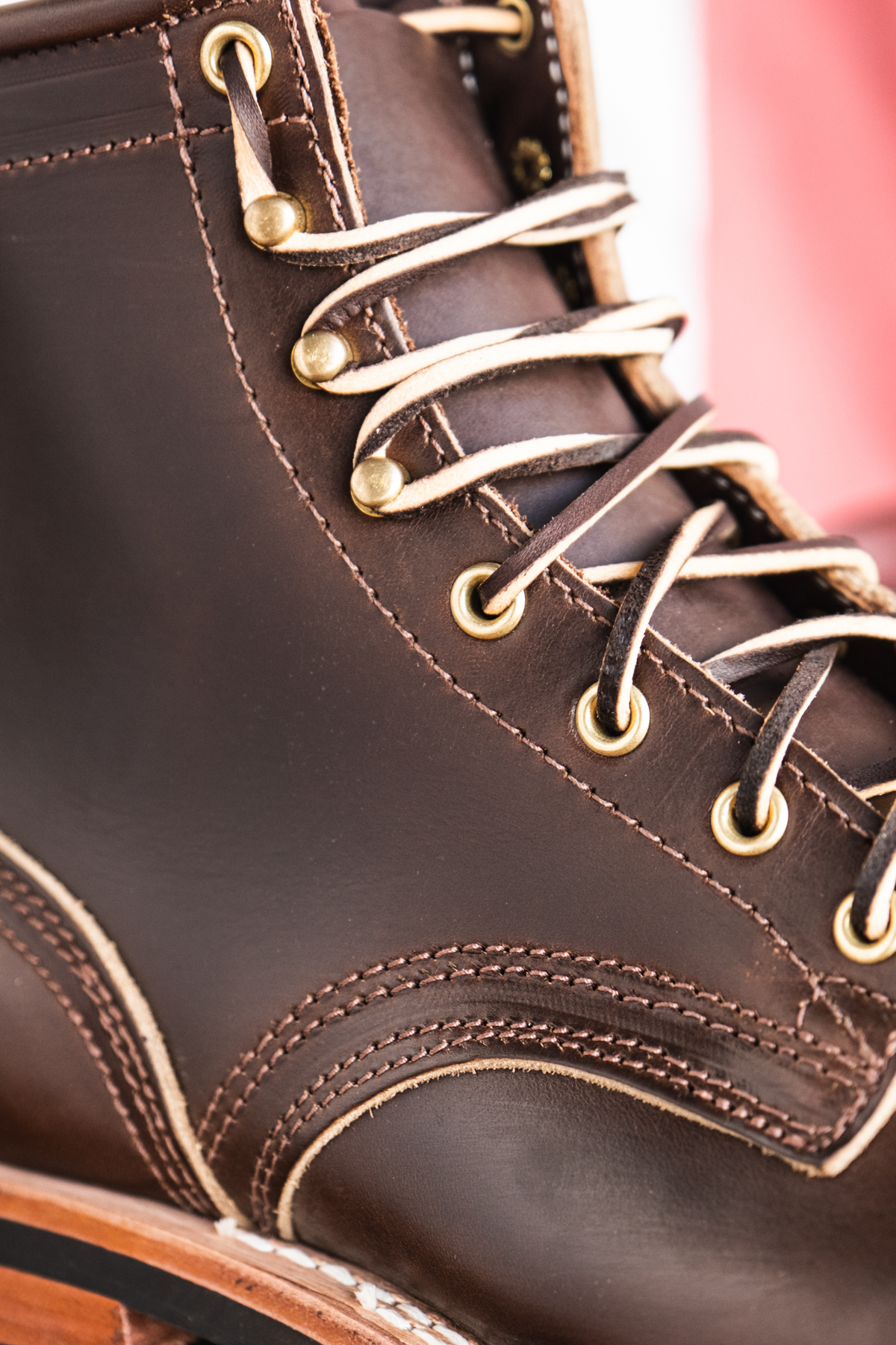 Nicks Boots close up of Brown CXL