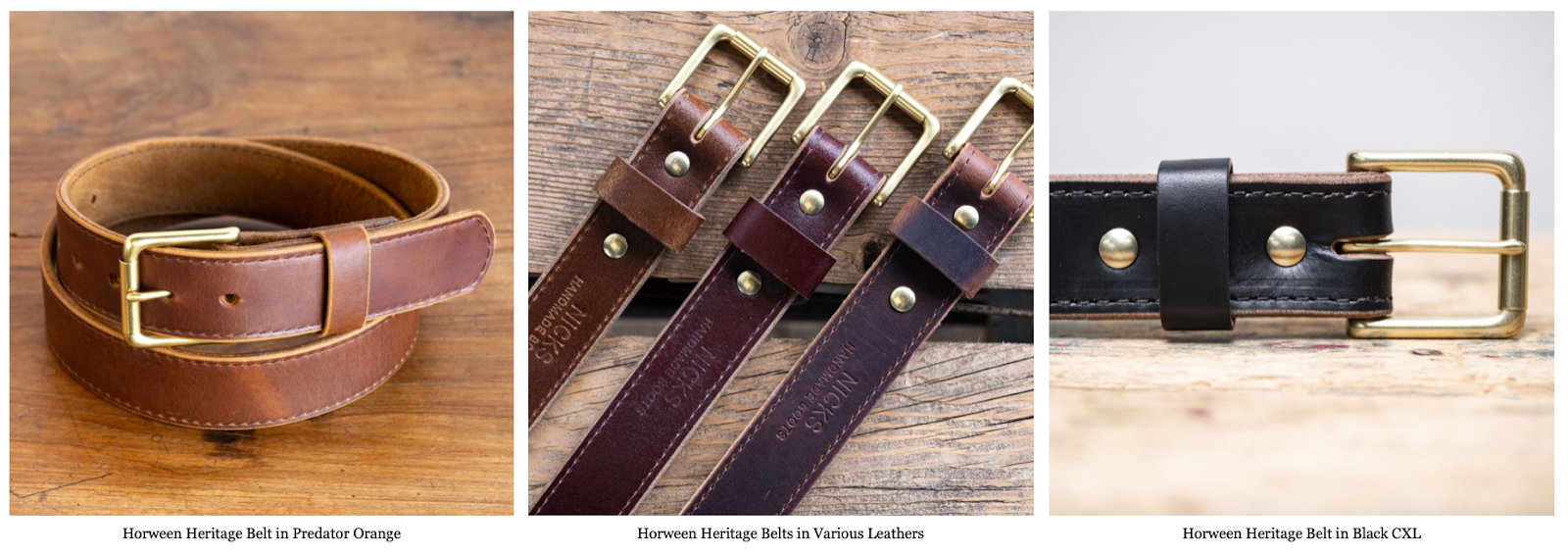 Horween Heritage Belt