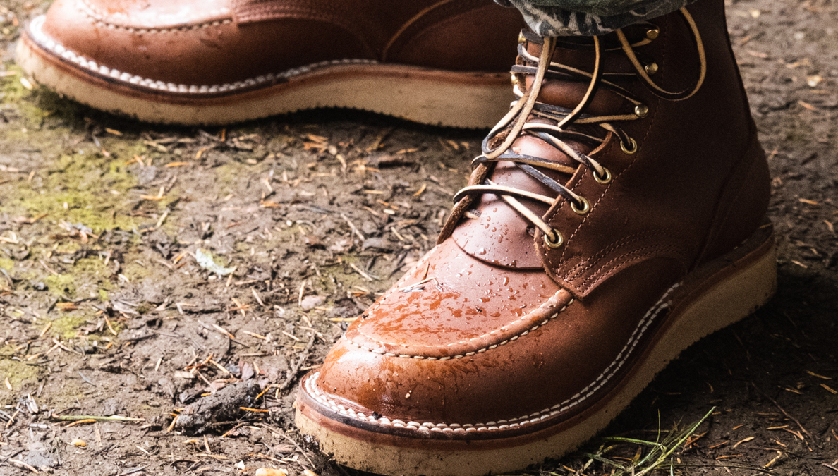 moccasin work boots