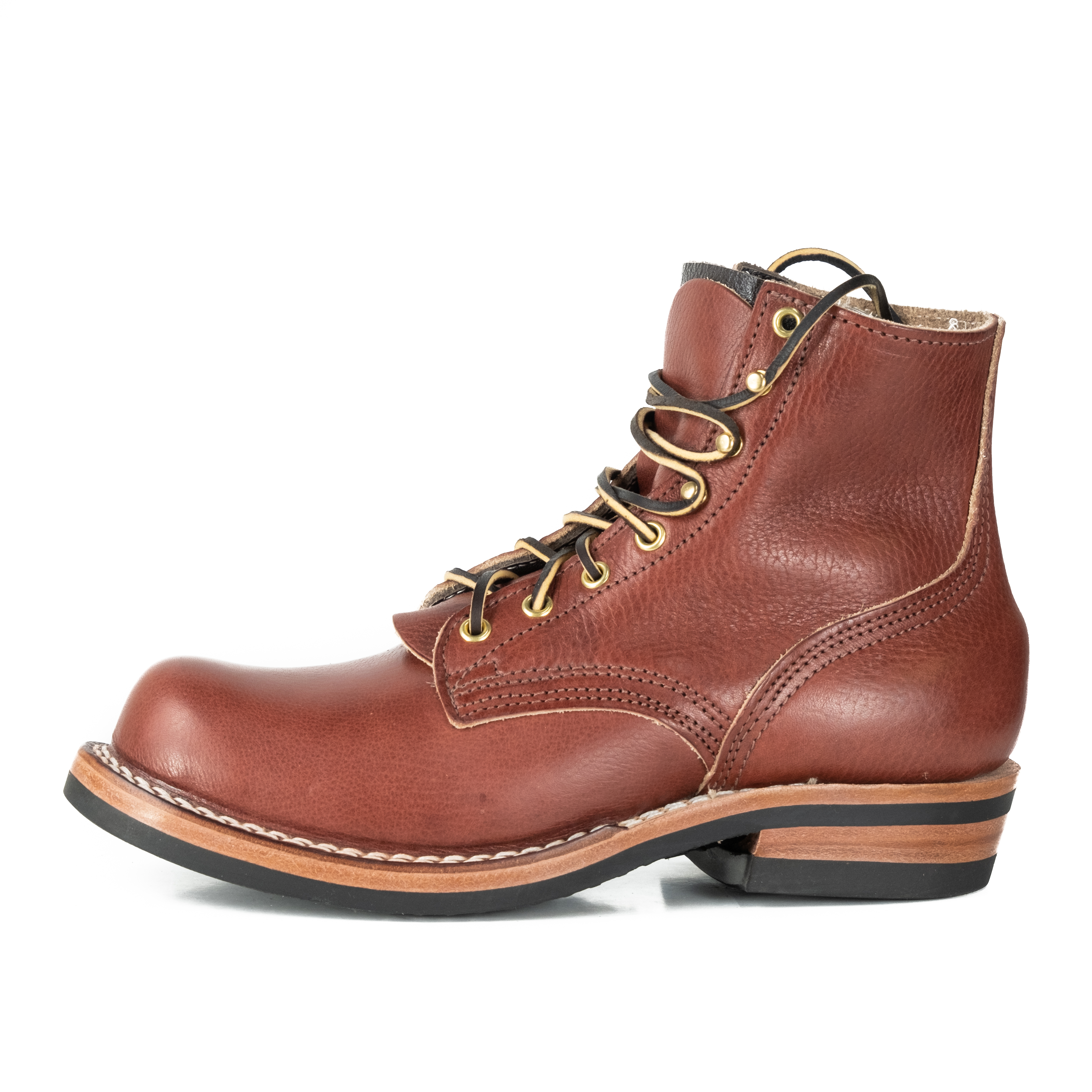 Nicks Prospector in milled harness burgundy