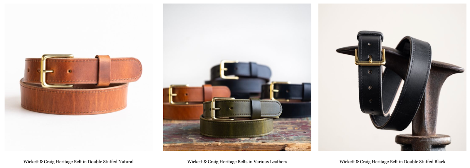 Wickett & Craig Heritage Belt