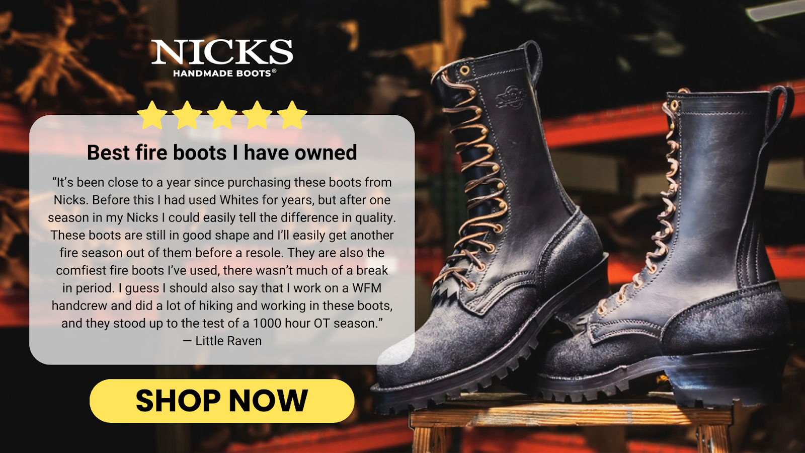 American-Made Fire Boots