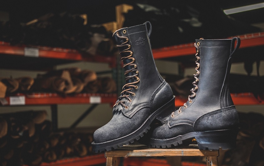 Leather hotsell fire boots