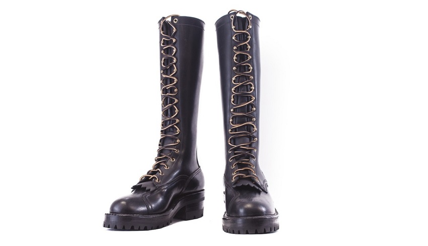 Knee high best sale lineman boots