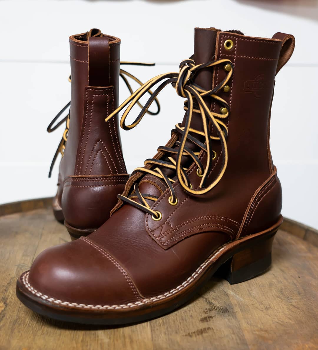 8 inch 2025 leather boots