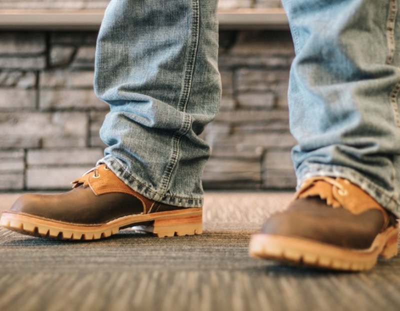 Business casual outlet with booties