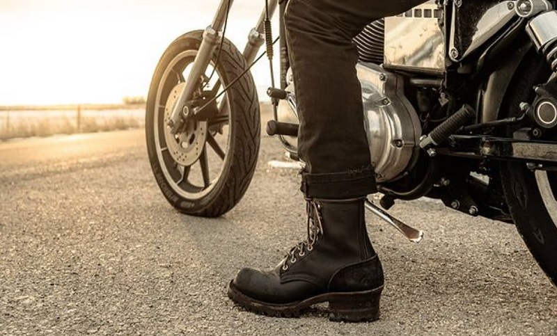 Custom biker clearance boots