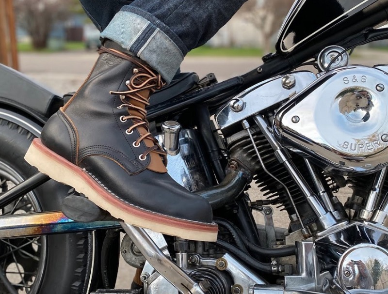 high end leather motorcycle boots