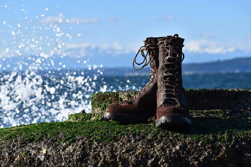 Waterproof leather booties sale