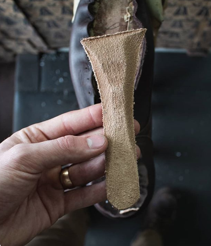 leather work boot shank