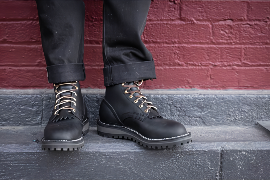  Men's Black Work Boots