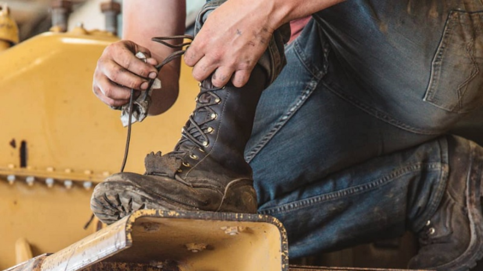 Heavy shop work boots