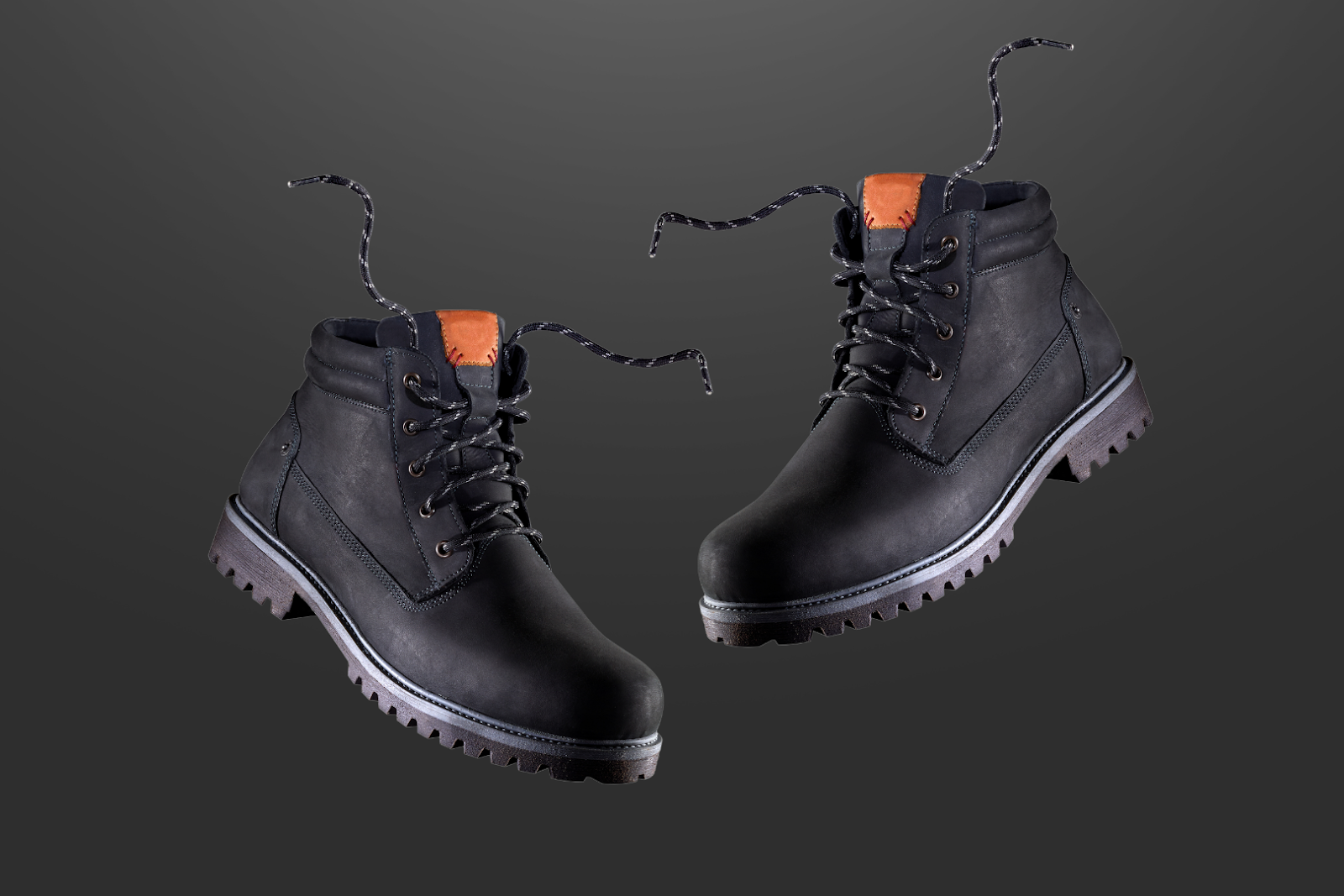 Designer steel clearance toe cap boots