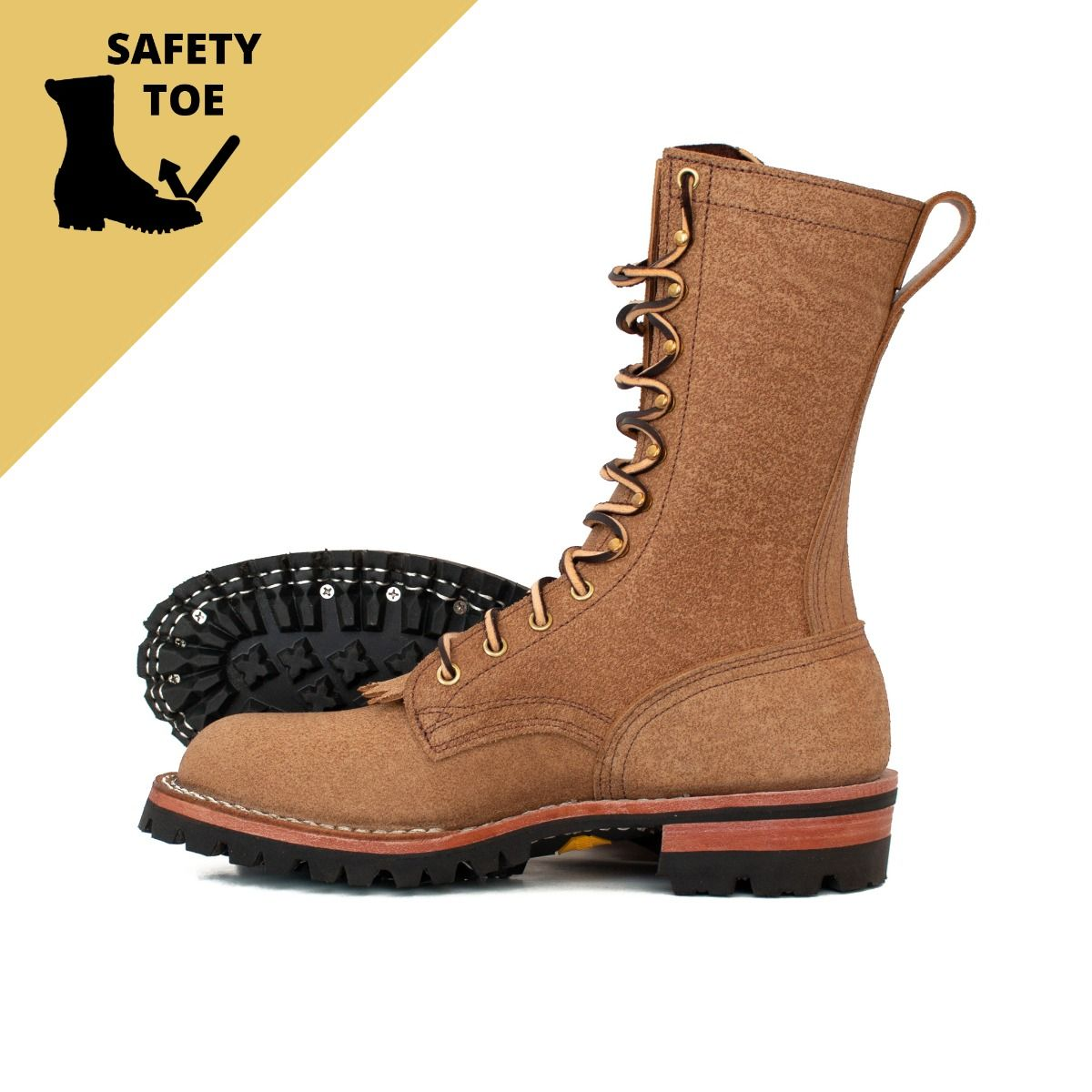 Red wing composite on sale toe logger boots