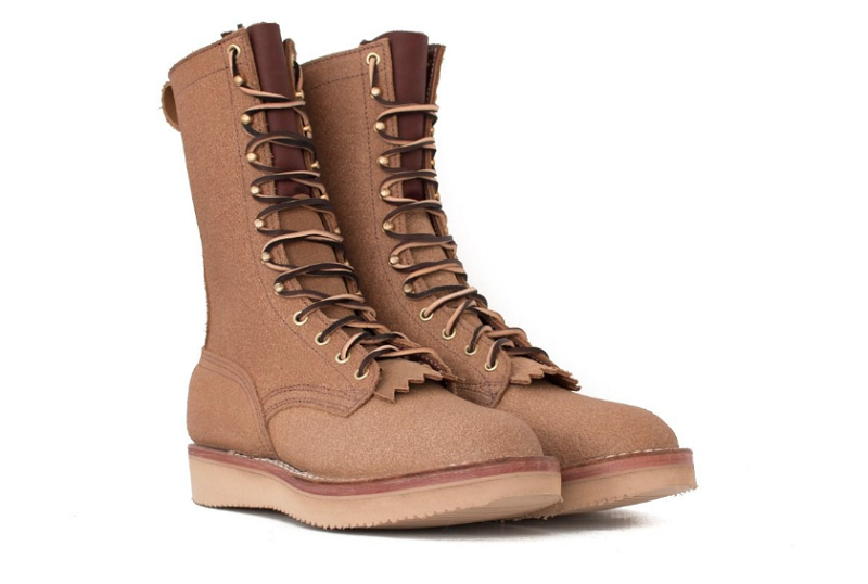flexible wedge sole work boots